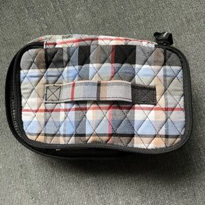Vera Bradley Plaid Makeup Bag - Brand New